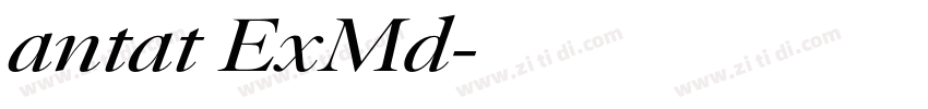 antat ExMd字体转换